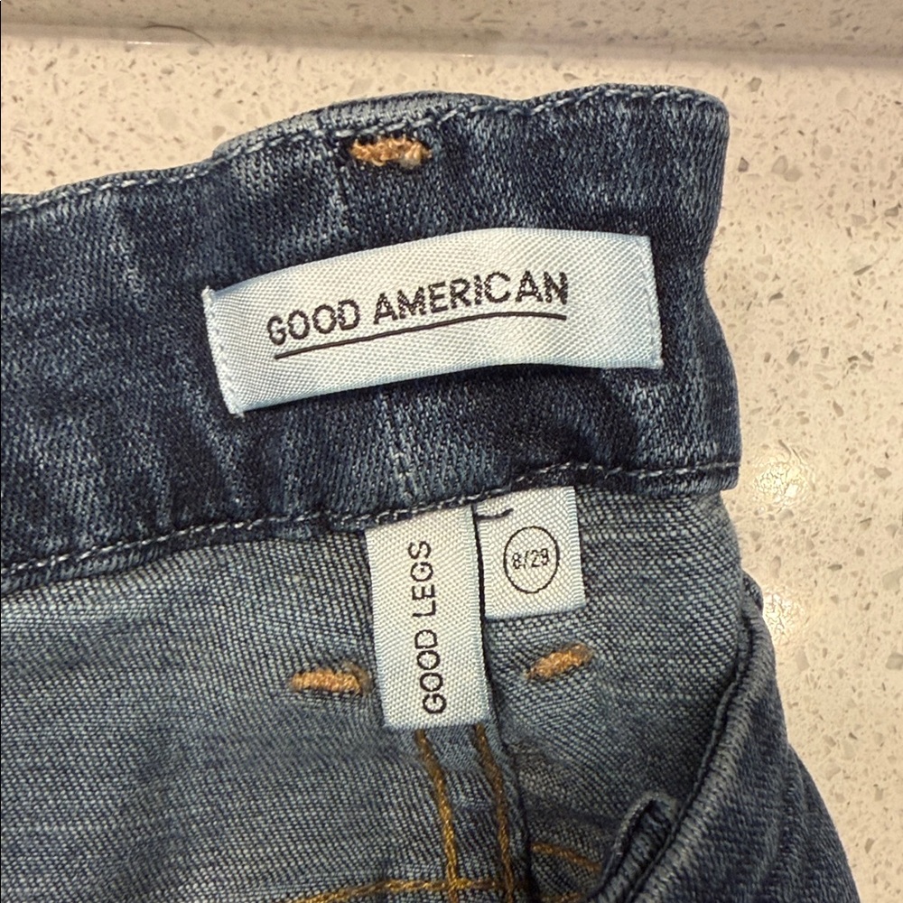 Good American Indigo Straight Good Legs - Picture 4 of 8
